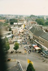 014a-184 - Wijk B - Kerkbuurt - vanaf de kerktoren - 1988